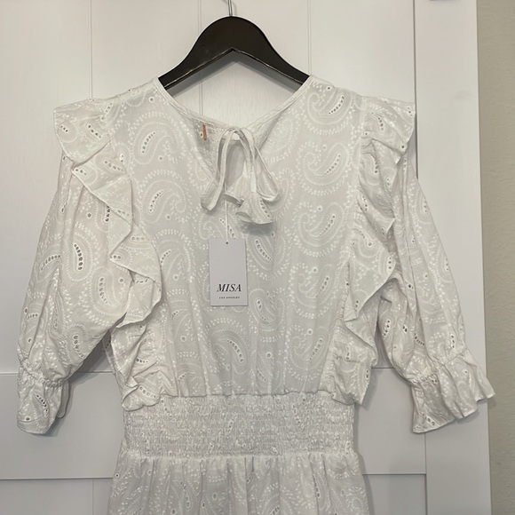 NWT Misa Los Angeles Doutzen dress in white - Picture 3 of 10